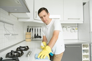 kitchen cleaning